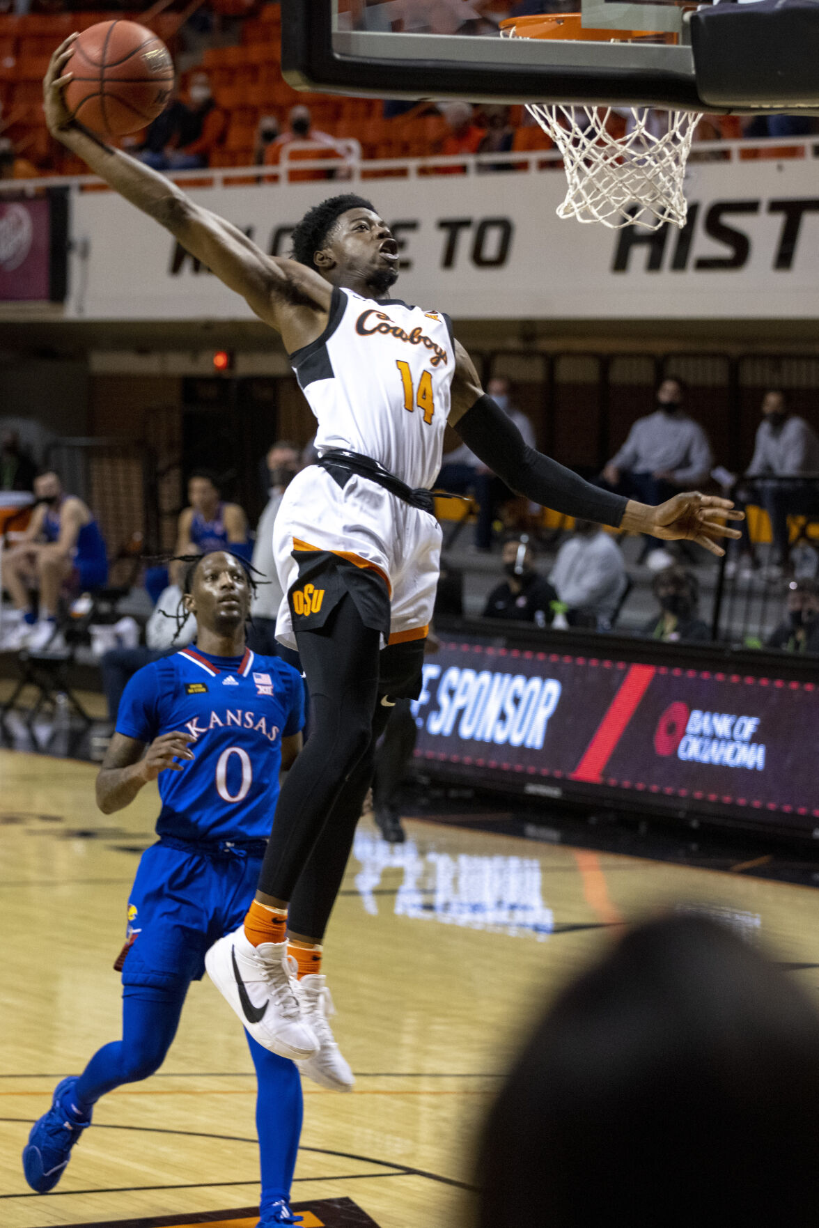 Kansas Oklahoma St Basketball